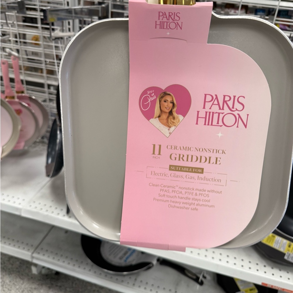 Paris Hilton Ceramic Nonstick Griddle